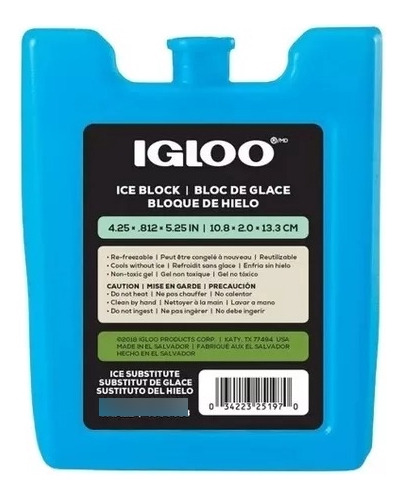 Hielo Artificial, Bloque De Hielo Igloo Pequeño 2 Pack