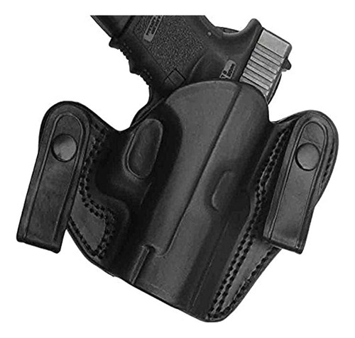 Tagua Dsh-900 S&w L Frame Dual Snap Holster, 2 Negro, Mano