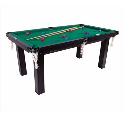 Mesa Sinuca Bilhar Snooker 1,87 X 1,08 Verde C/ Acessorios