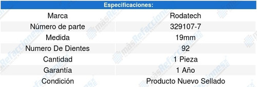 Banda Distribucion O Tiempo Excel Scoupe 1.5l L4 86-86 56631
