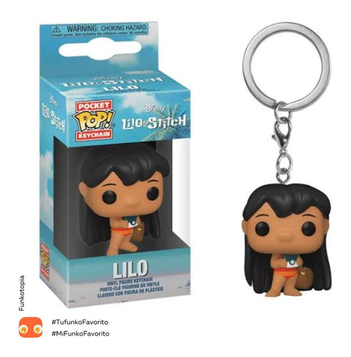 Imagen 1 de 3 de Llavero Funko Pop: Disney Lilo Y Stitch- Lilo