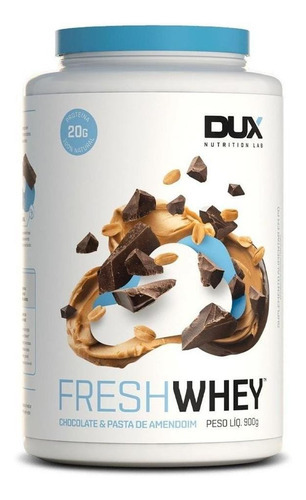 Whey Protein 3w Freshwhey Dux 900g Isolado Concentrado Hidrolisado Sabor Chocolate e Pasta de Amendoim