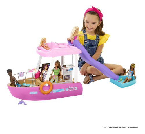 Barbie Set De Juego Bote De Los Sueños Dream Boat +20 Pzs (Usado)