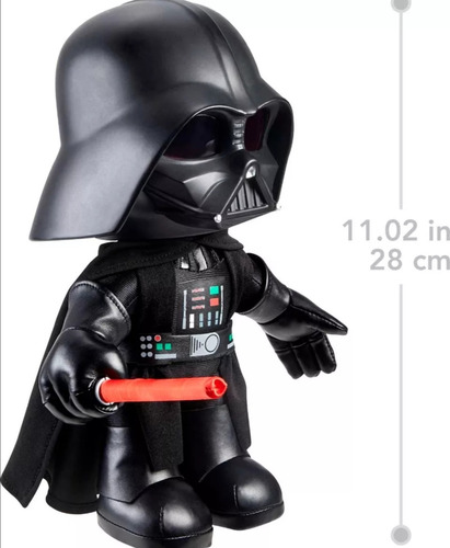 Star Wars Darth Vader Con Distorsionador De Voz Y Espada Luz