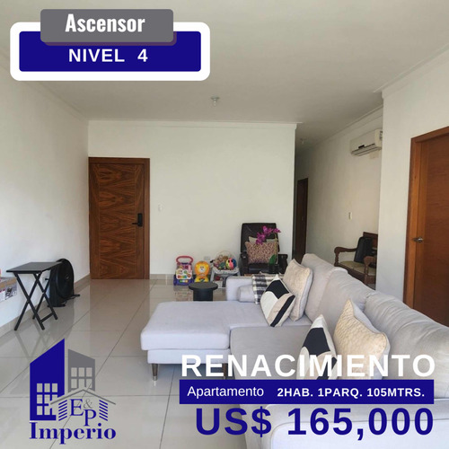 Se Vende Apartamento De 2 Habitaciones En Renacimiento