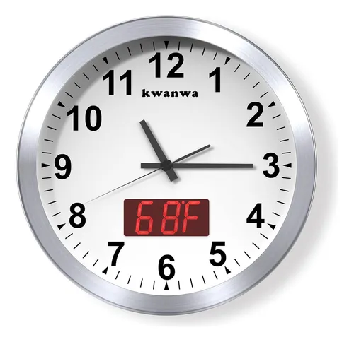 comprar Reloj De Pared, 12 Relojes De Pared Led De Cuarzo De Metal, 