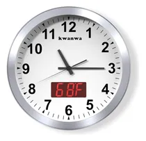 Comprar Reloj De Pared, 12 Relojes De Pared Led De Cuarzo De Metal, 