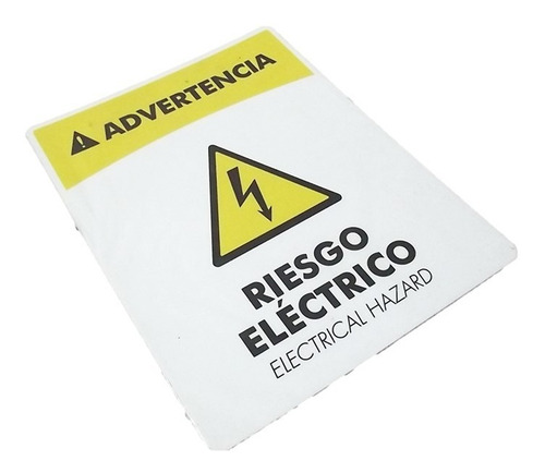Aviso Señal Riesgo Electrico Advertencia 21x16 Señalizacion