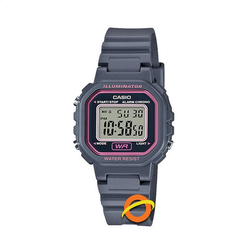 Reloj Casio Digital Mujer Alarma Cronometro Luz Led  La-20wh