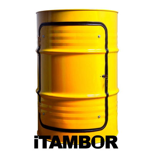 Tambor Decorativo De Metal - Receba Em Iguaraçu