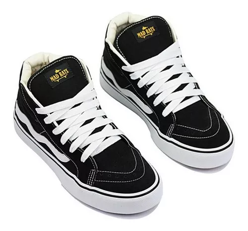 Tênis Hi Top Mad Rats Cano Alto Preto