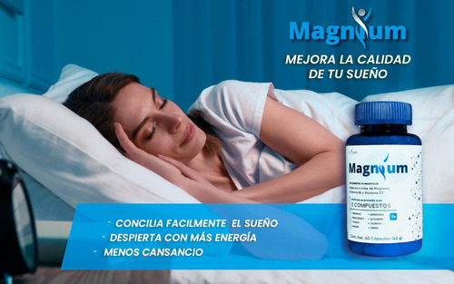 Magnesio De Espectro Completo, Magnium (2 Pack) Premium. Sabor Sin sabor