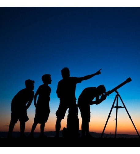 Telescopio Profesional Barska 900x60mm Con Tripie Refractor Color Plata