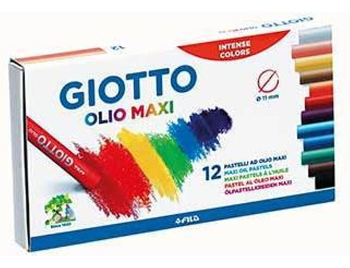 Oleo Pastel Giotto 12 Colores Serviciopapelero