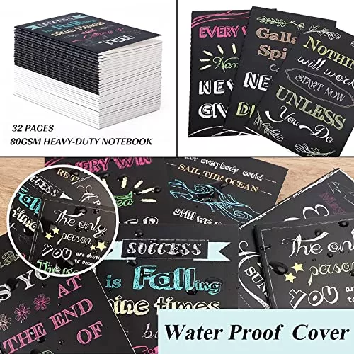 32pcs Inspirational Notepads Mini Journals Bulk, 3.5