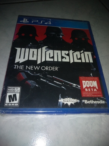 Playstation 4 Ps4 Videogame Wolfenstein The New Order Fisico