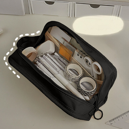 Estuche Para Lápices De Gran Capacidad, Caja De Papelería Mu