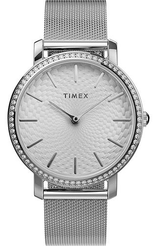 Reloj Timex Women's Transcend Celestial 34mm - Pulsera Silve