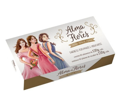 Pack Alma De Flores Jabones X3 Alma De Mujer