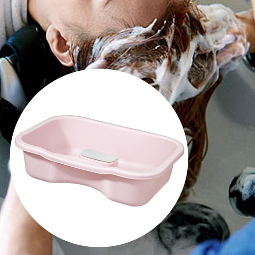 Zj Bacia De Lavagem De Cabelo Para Acamados, Bandeja De Rosa
