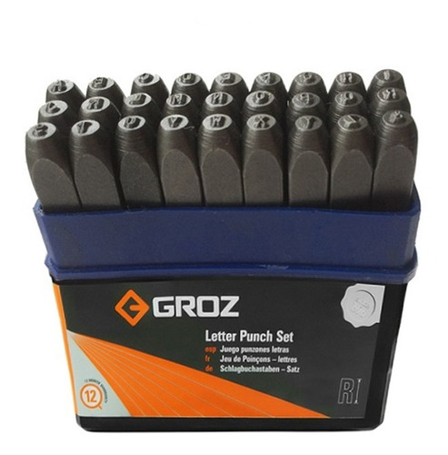 Abecedario De Golpe De 3mm Marca Groz