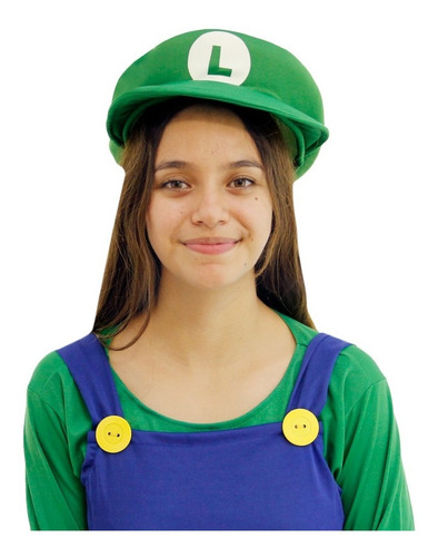 Imagen 8 de 10 de Disfraz Luigi Mario Bros Dama