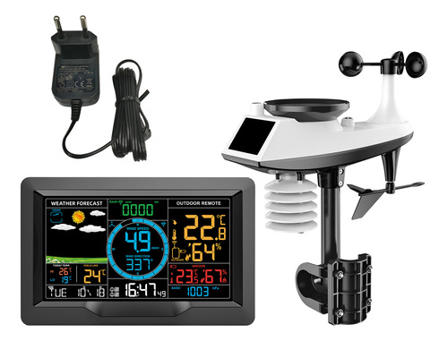 Reloj Meteorológico Inalámbrico Con Temperatura Higrotermógr