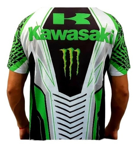 Remera Kawasaki Moto Cross Enduro Ninja Racing Gp