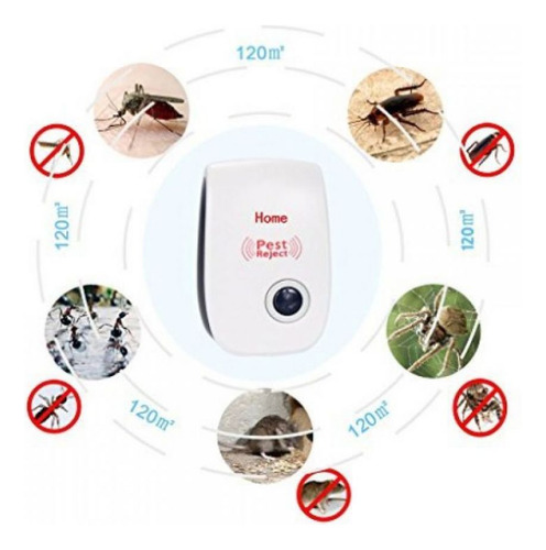 Insecticida Repelente Ultrasonico Mosquitos Cucarachas Ratas