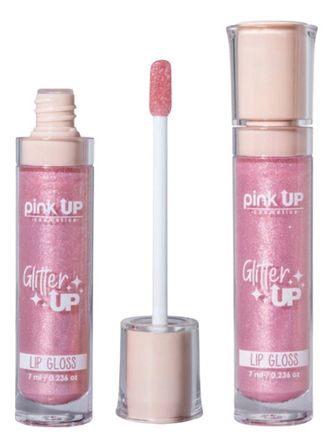 Lip Gloss Brillo Hidratante Para Labios Glitter Up Pink Up®