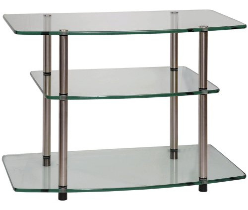 Convenience Concepts Designs2go Goaccsense Glass Tv Stand Pa