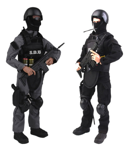 1/6 Scale Special Force Police Figura De Acción Combat Swat