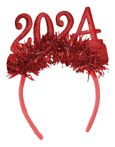 Diadema De Feliz Año Nuevo 2024 Con Forma De Tiara En Forma