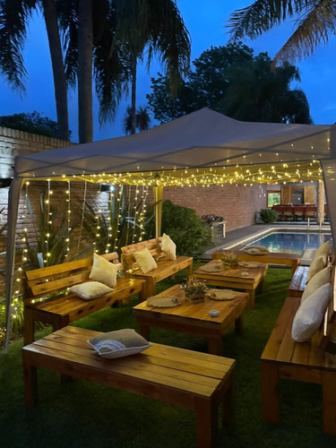 Alquiler De Living Rusticos, Gazebos, Carpas Y Mobiliario