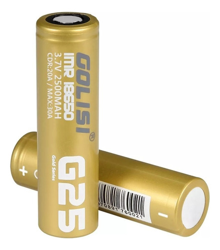 2batería Golisi G25 18650 25a 2500mah Golisi Technology Perú