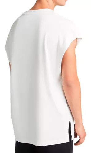 Camiseta Para Hombre Oversize Estampada Blanca 00-13 OB