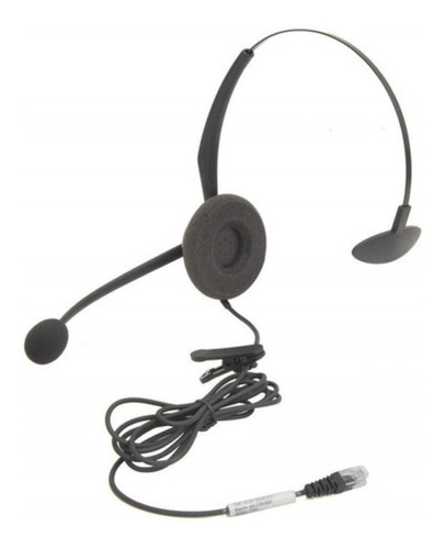 Headset Tiara Universal Intelbras Monoauricular Chs 55 Rj9