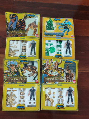 Boneco Cavaleiros Do Zodíaco Bandai Original Lote Com 4 (Usado)
