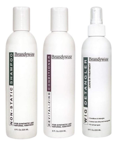 Kit De Cuidados Com Perucas Com Shampoo, Condicionador E (8
