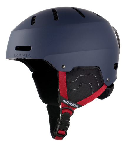 Casco De Esquí Monata Ajuste Perfecto Y Doble Certificación