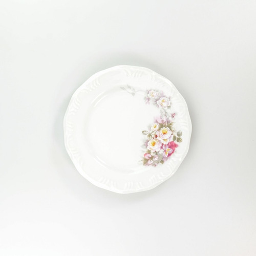 Imagem 1 de 5 de Prato Sobremesa 19 Cm Porcelana Schmidt - Dec. Eterna