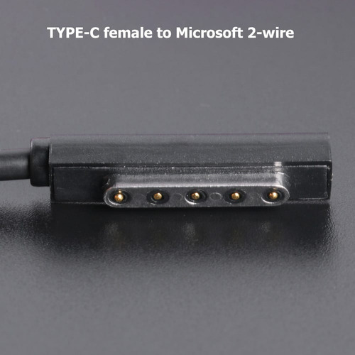 Adaptador De Carga Para Microsoft Surface Pro 1/2 A Usb-c