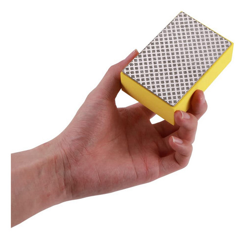 Fe Almohadillas Pulido Con Forma Diamante, Juego 4 Uni