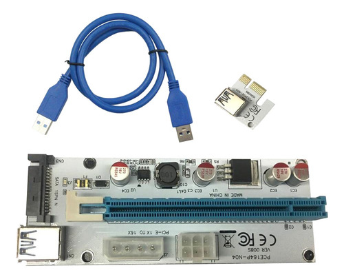 Pci-e 1x A 16x Riser Adapter Card Azul