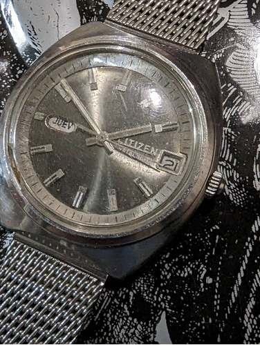 Reloj Vintage Citizen Crystal Seven Acero 