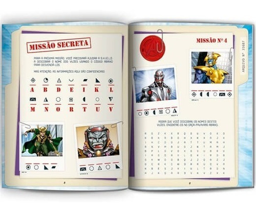 Imagem 5 de 6 de Livro 500 Adesivos E Atividade Heróis Vingadores Disney