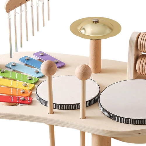 Bateria Infantil De Madeira, Kits Musicais