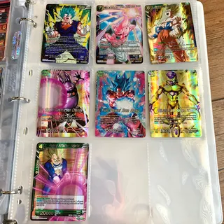 ghost rare foil Lote 7 Tarjetas Cartas Raras Dragon Ball Card Game Vegeto