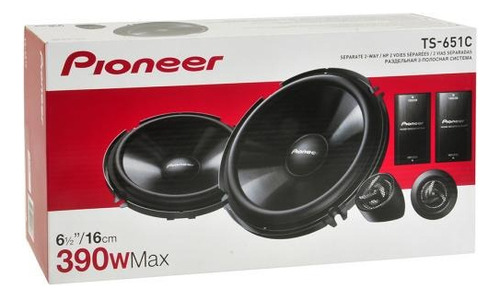 Kit Bidireccional Ts-651c De 6 Pulgadas, 390 W, 4 Ohmios