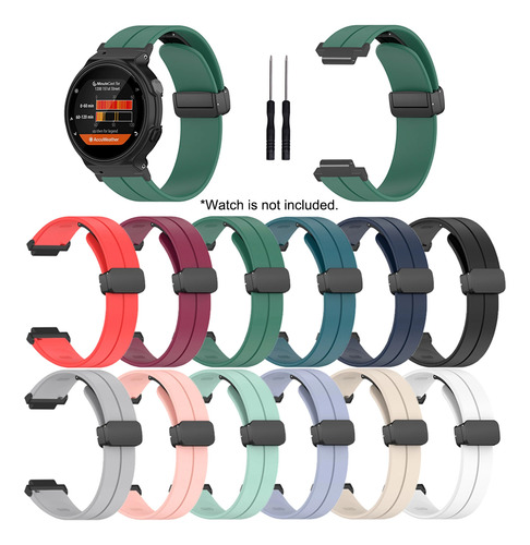 Pulsera De Silicona Para Garmin Forerunner